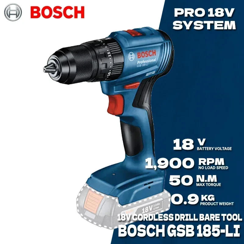 Бесщеточная аккумуляторная уда – обзор и цена Bosch Drill Gsb 18V